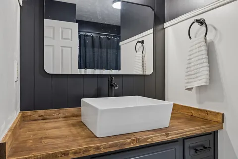 a view of kitchen cabinets
