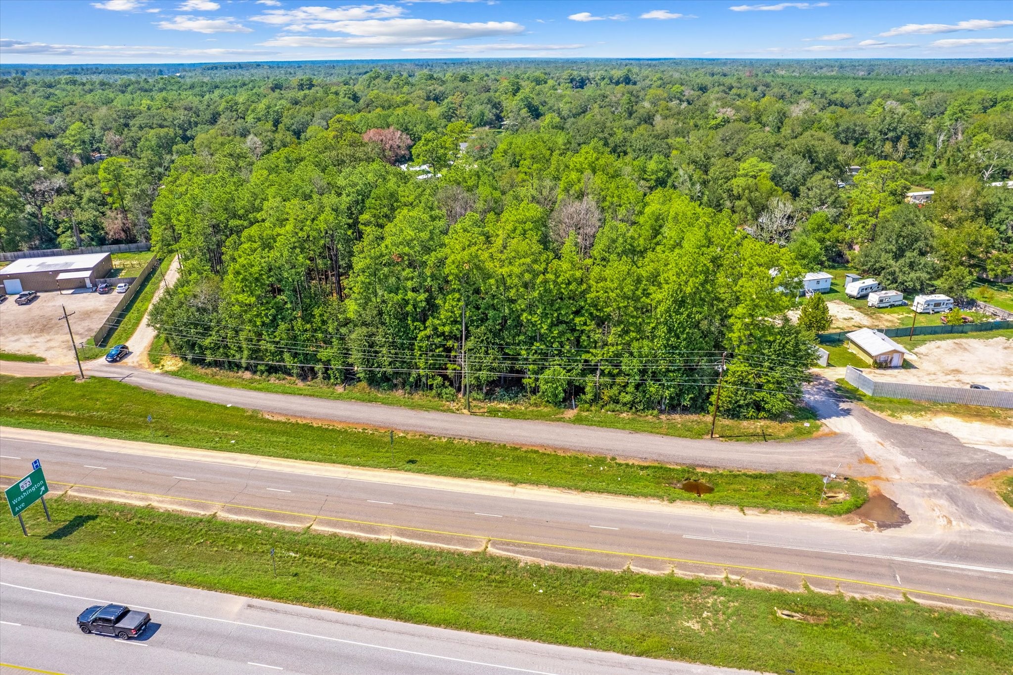 0 Highway 59 Cleveland, TX 77328 - Photo 5 of 12 a view of a yard with an outdoor space