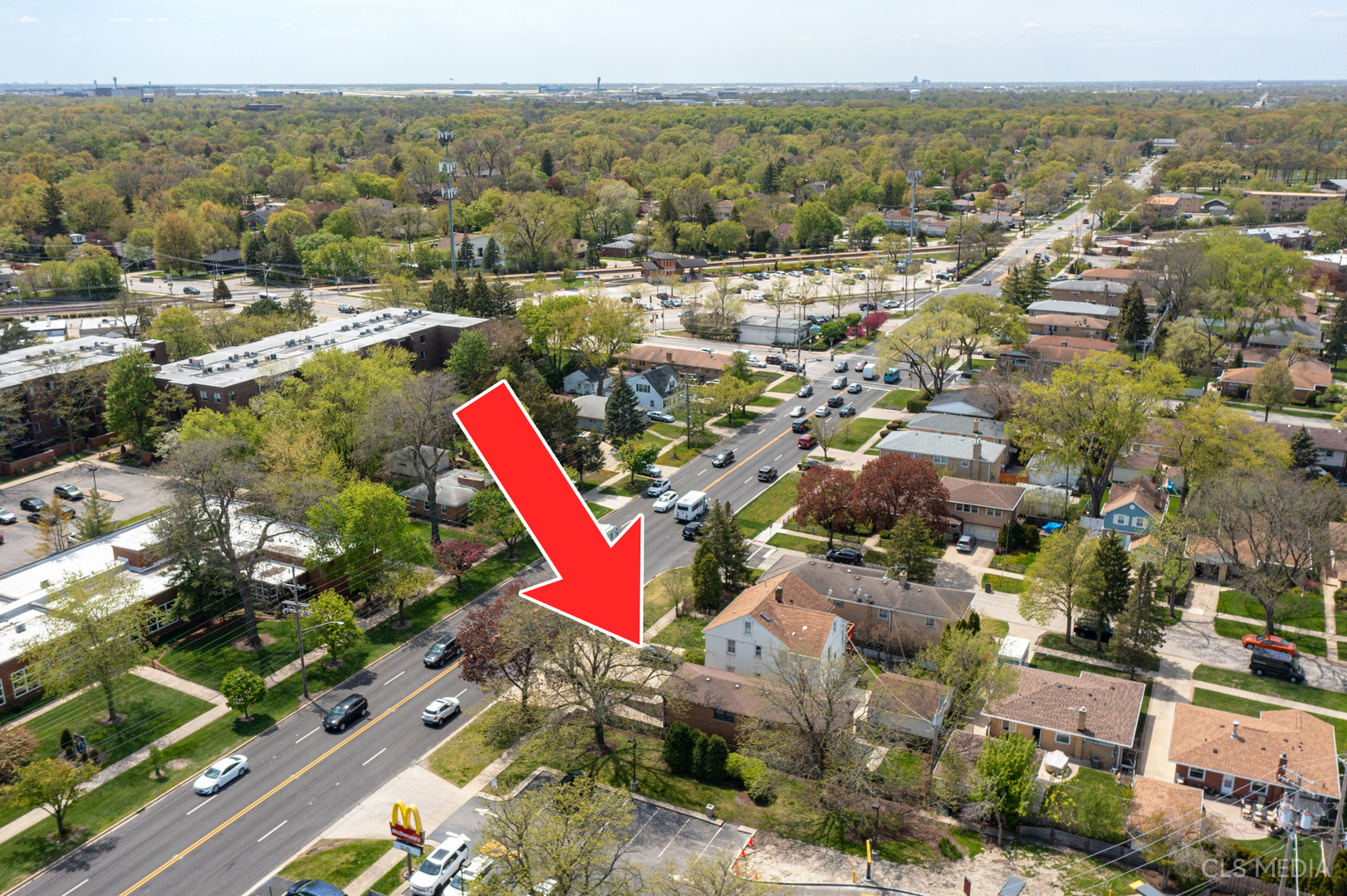 2112 Oakton Street Park Ridge, IL 60068 - Photo 24 of 24 an aerial view of residential houses with outdoor space