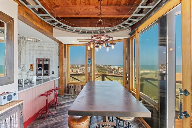 a very nice looking room with a large window