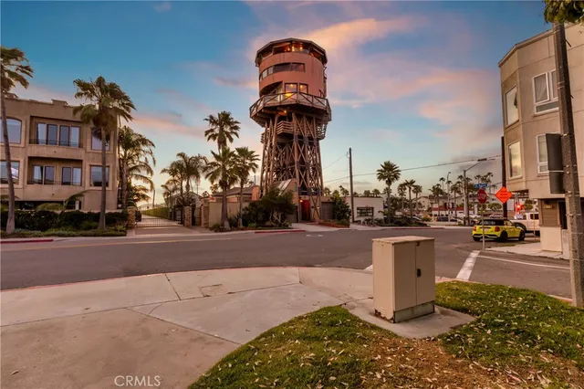 a view of city with ocean