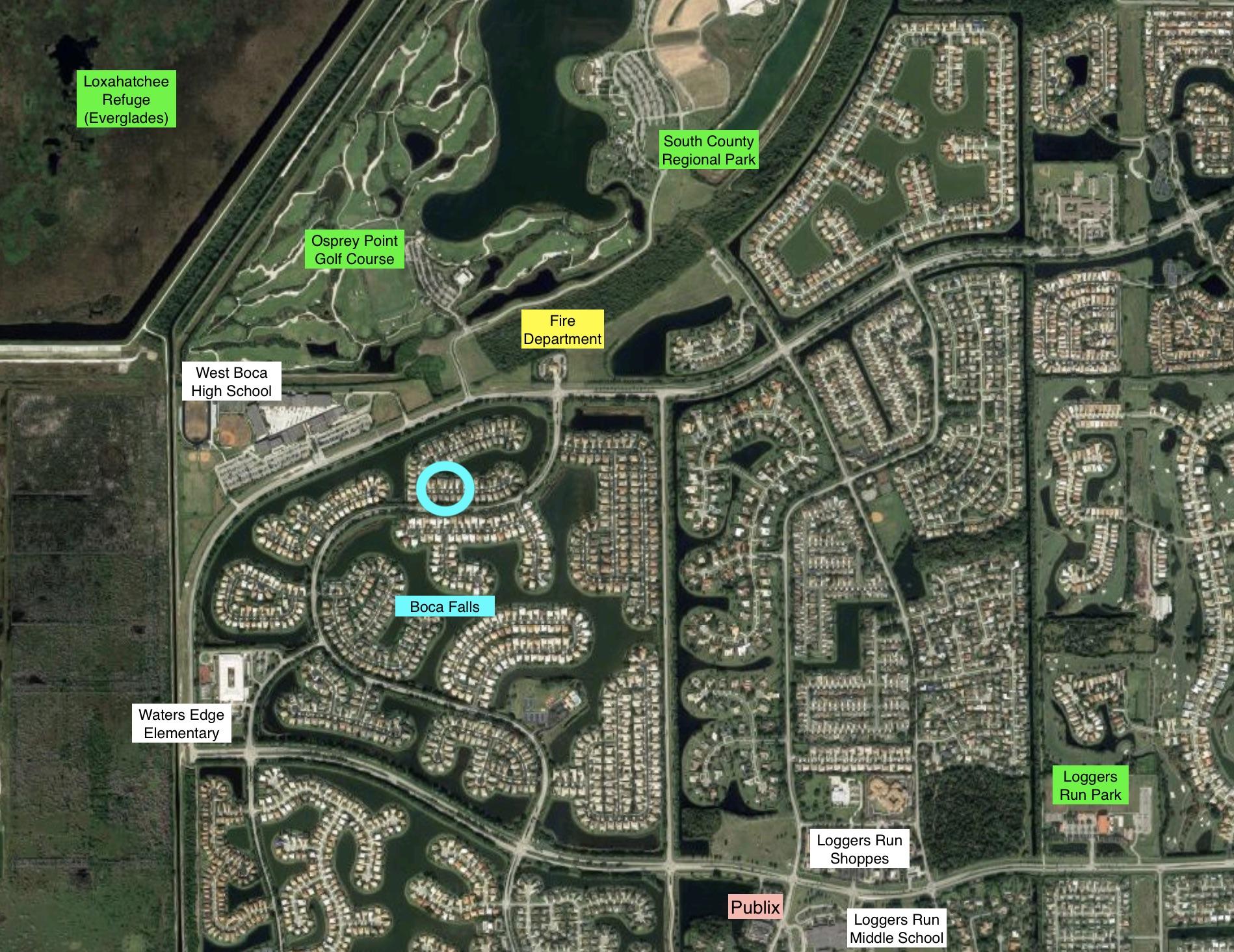 12353 Riverfalls Court Boca Raton, FL 33428 - Photo 34 of 37 Boca Falls Satellite