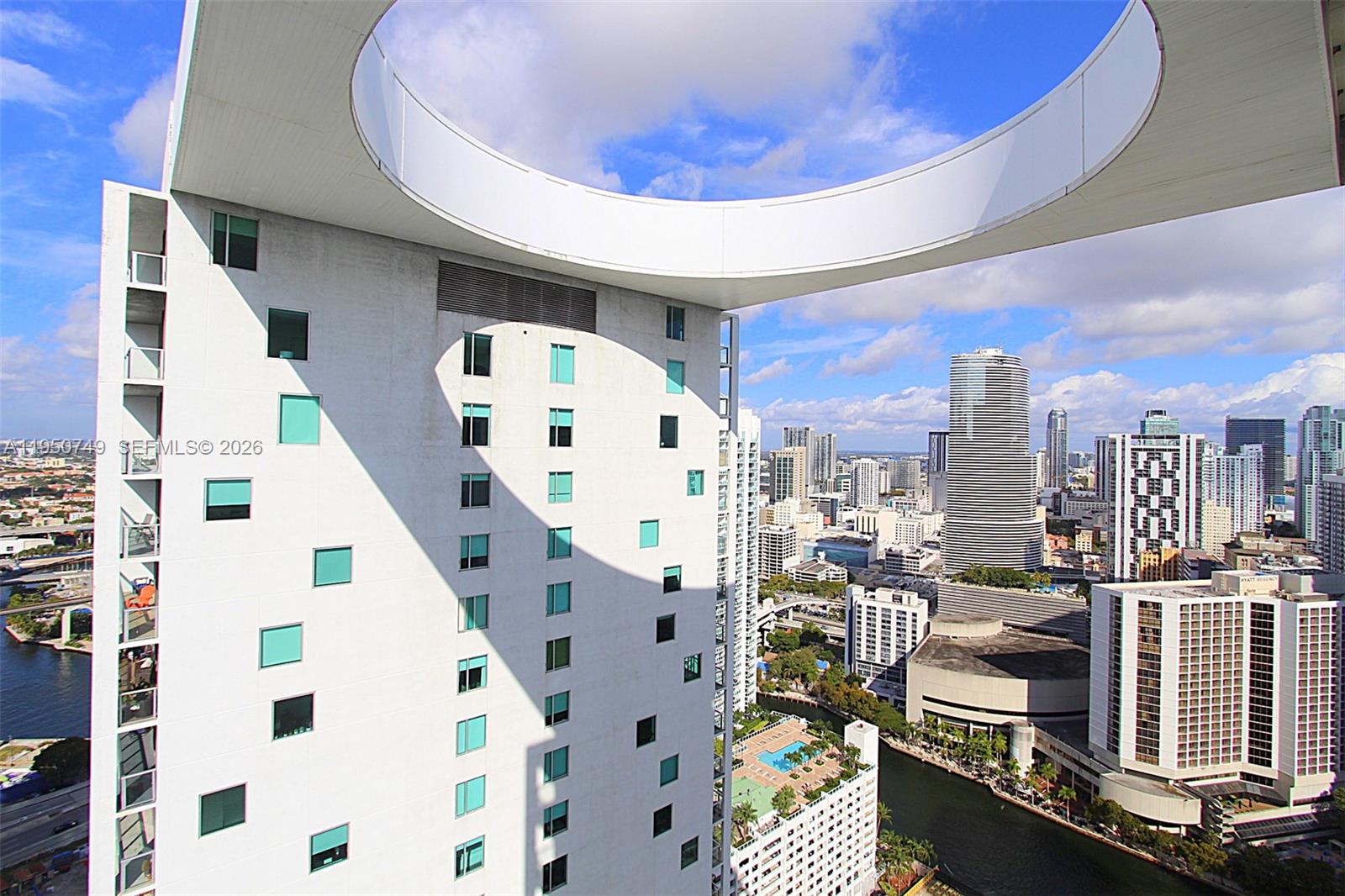 500 Brickell Avenue, Unit 4110 Miami, FL 33131 - Photo 33 of 34 a view of balcony with furniture