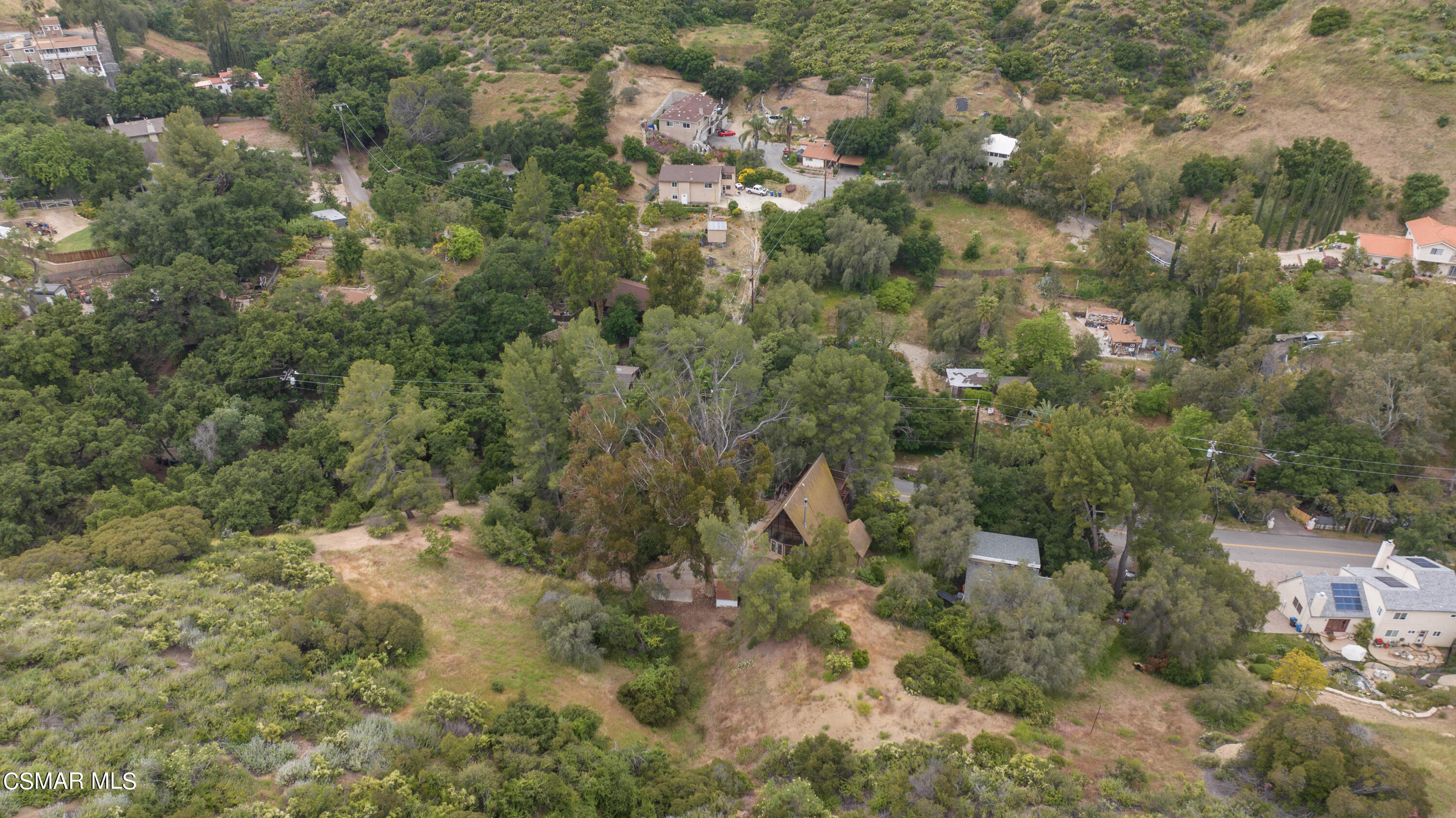 1024 Black Canyon Road Simi Valley, CA 93063 - Photo 13 of 31 an aerial view of residential houses with trees