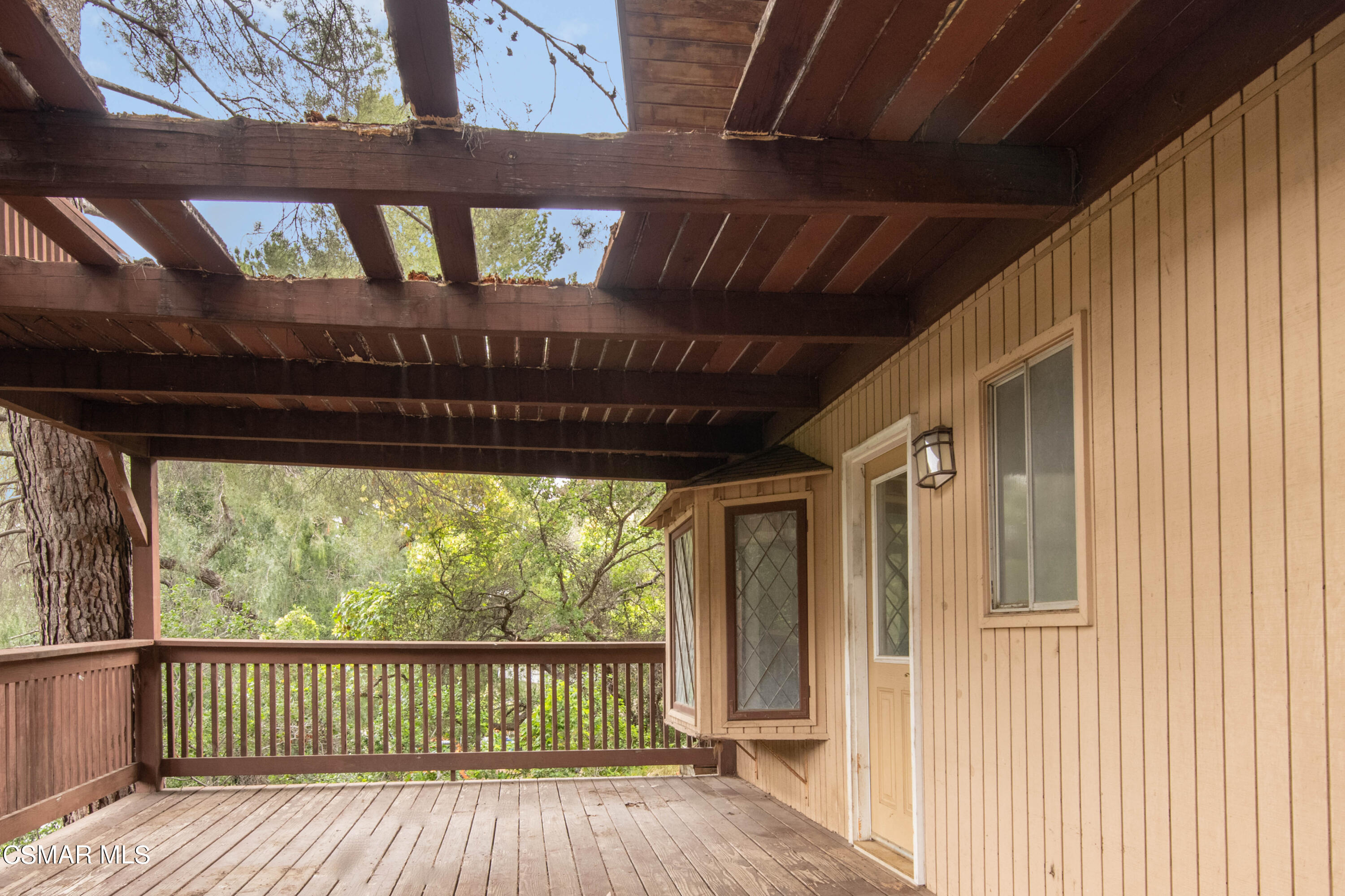 1024 Black Canyon Road Simi Valley, CA 93063 - Photo 17 of 31 a view of a porch with wooden floor