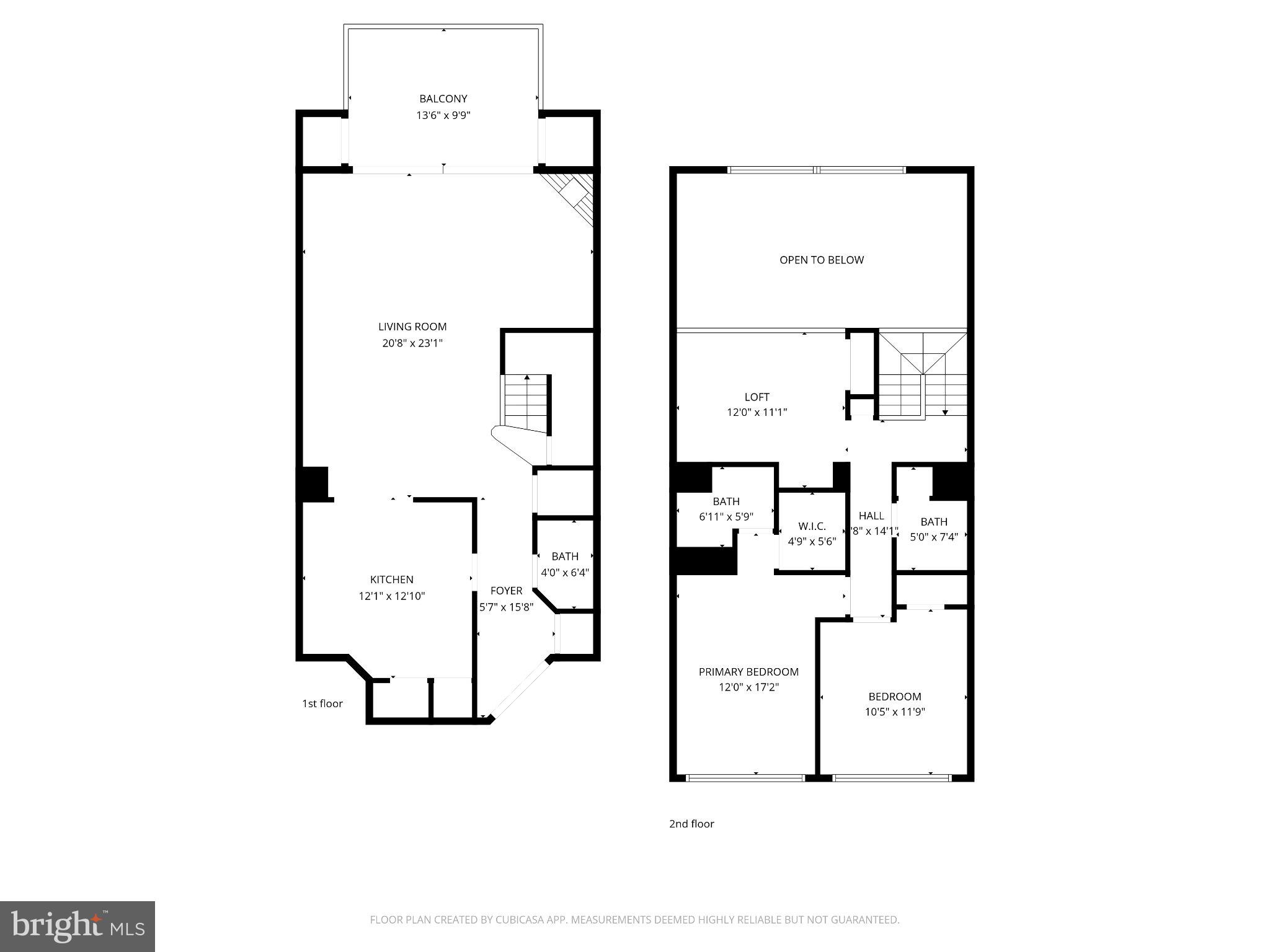 1301 North Courthouse Road, Unit 1803 Arlington, VA 22201 - Photo 33 of 33 Stylish two-story floor plan layout.