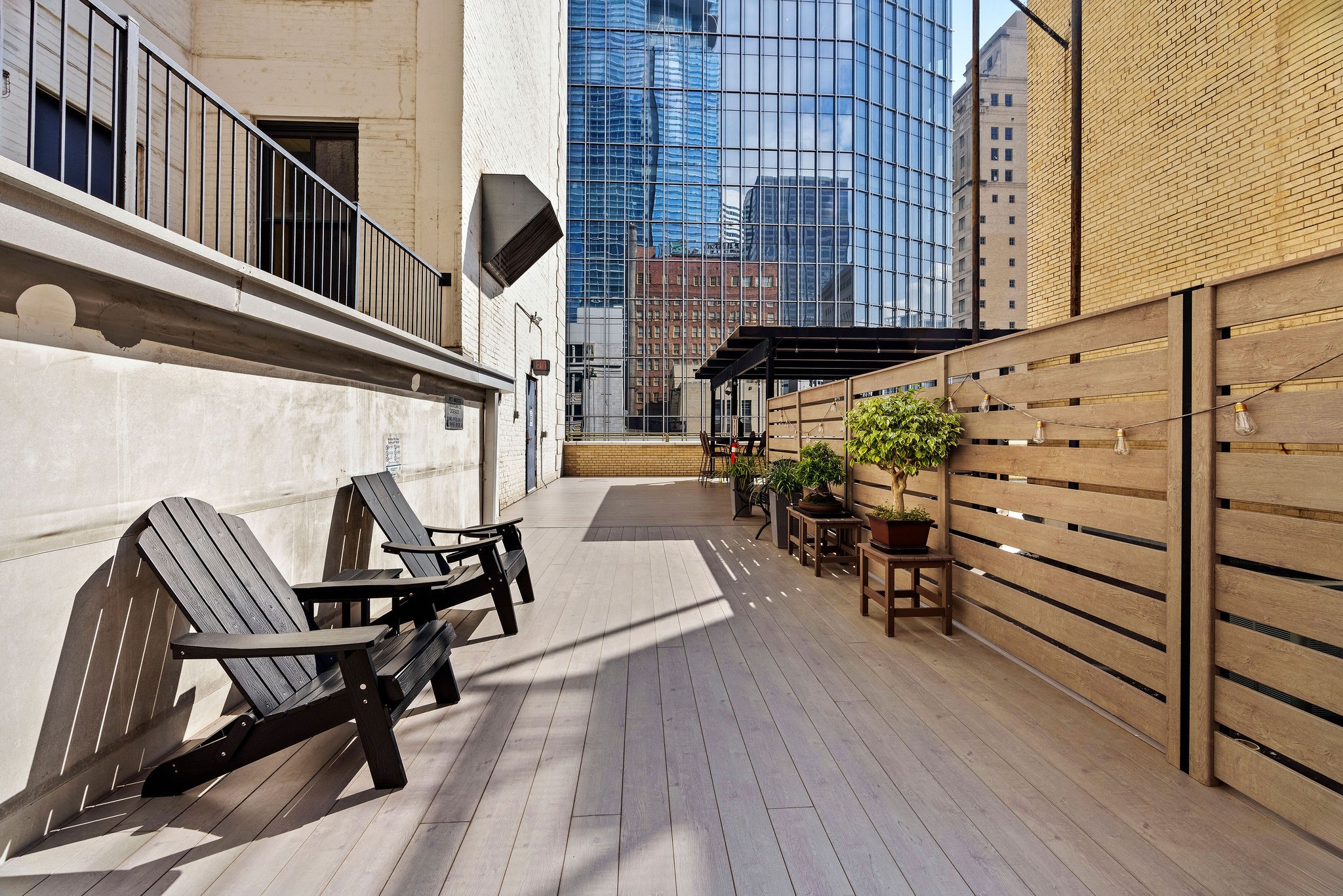 705 Main Street, Unit 516 Houston, TX 77002 - Photo 20 of 22 Steps from the building's newly renovated outdoor entertaining spaces.