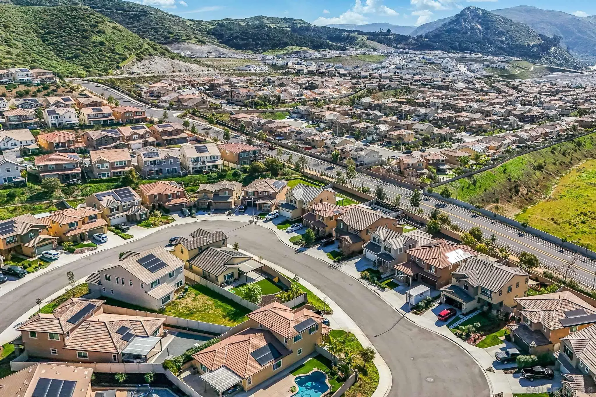 310 Falabella Lane Fallbrook, CA 92028 - Photo 39 of 48 an aerial view of residential houses with outdoor space