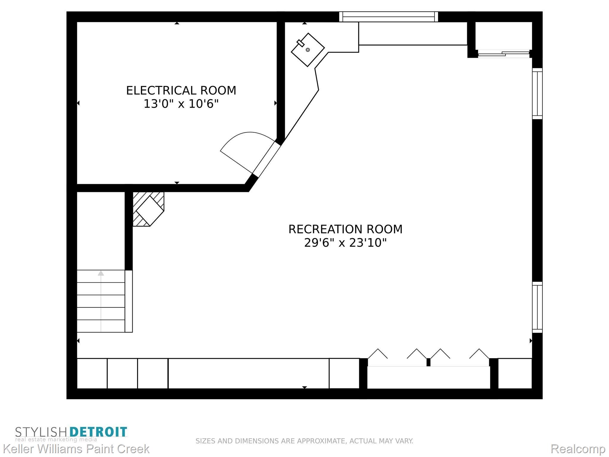 855 Aspen Drive Rochester, MI 48307 - Photo 52 of 54 lower level floorplan