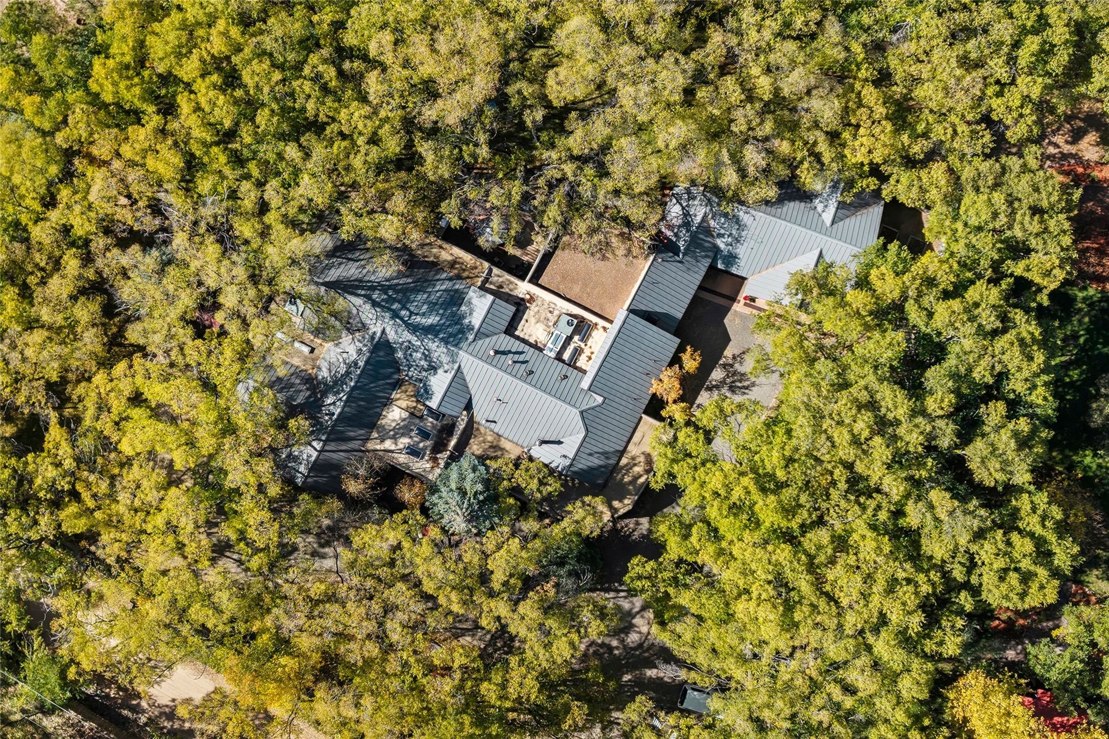 9 Old Coach Road Santa Fe, NM 87506 - Photo 41 of 42 Aerial Drone View of Property