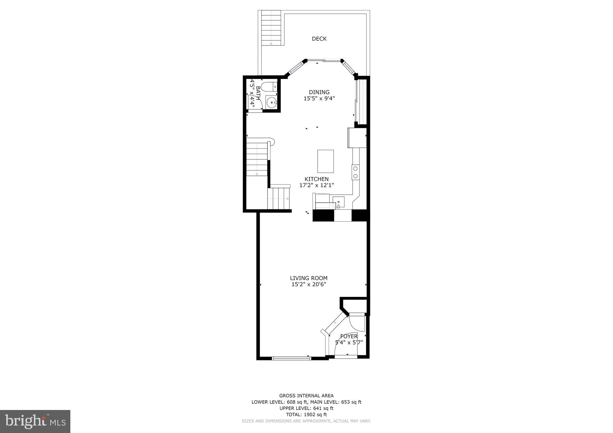 8405 Glad Rivers Row Columbia, MD 21045 - Photo 25 of 27 Main Level Floor Plan