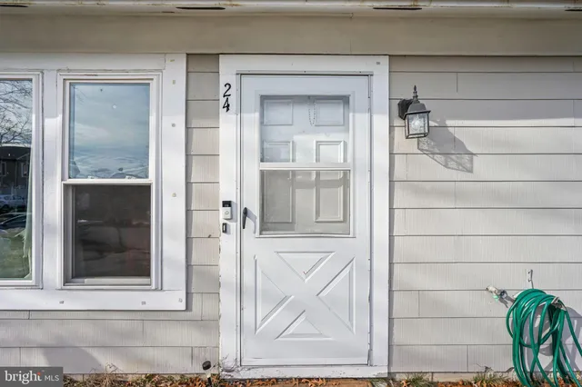 a view of front door