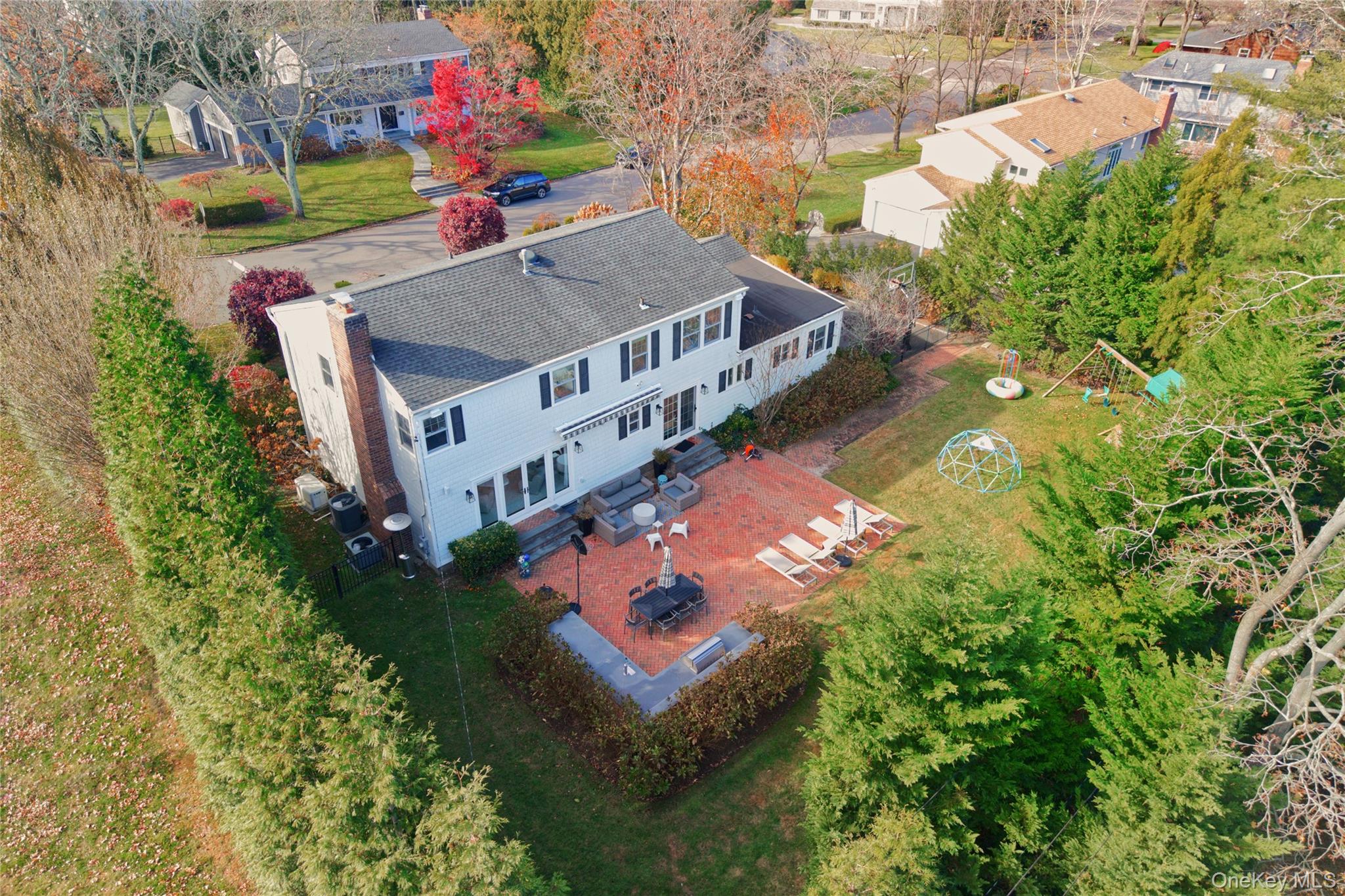6 Flamingo Road East Hills, NY 11576 - Photo 30 of 37 an aerial view of a house