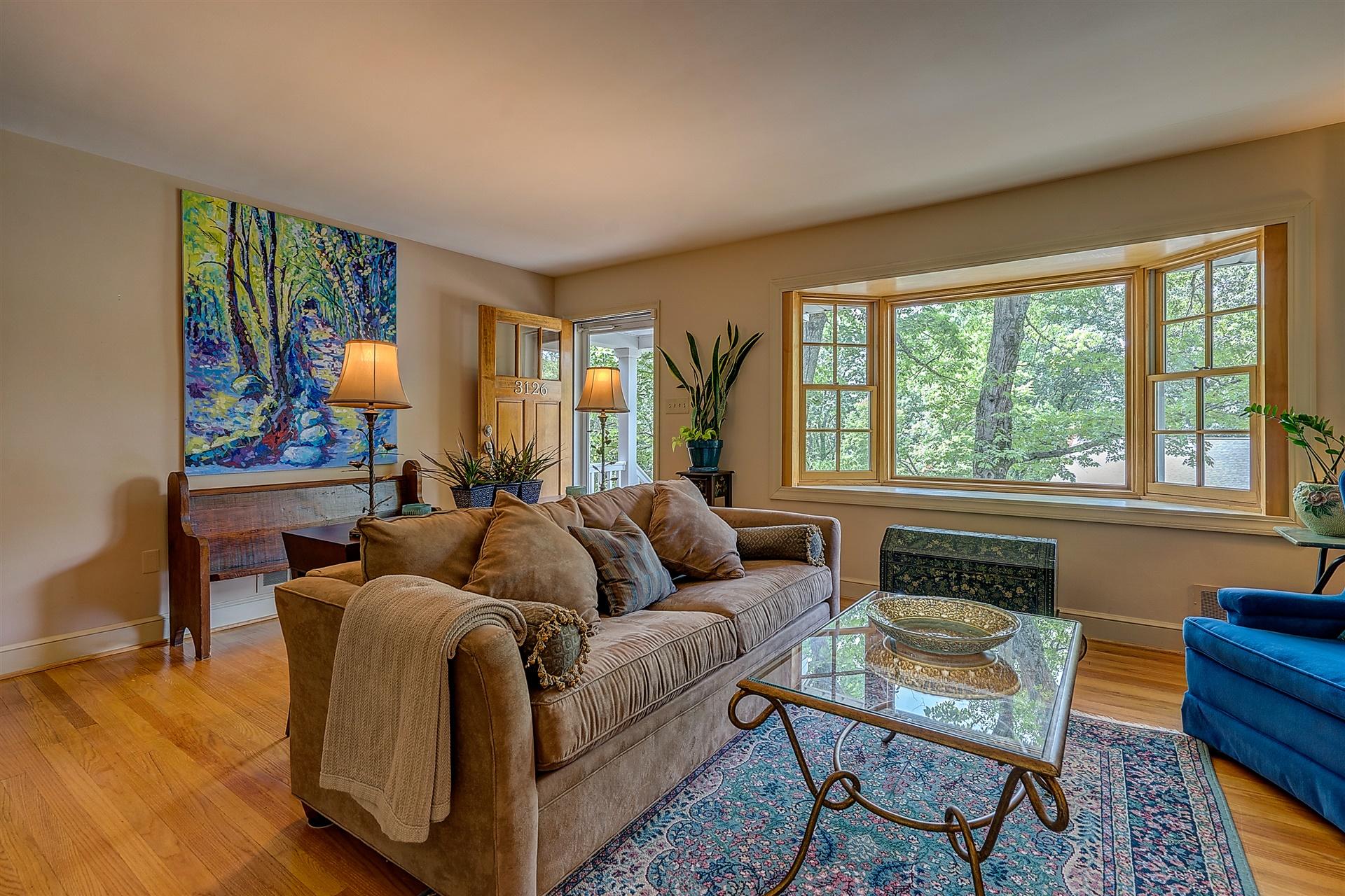 3126 Stoneridge Road Southwest Roanoke, VA 24014 - Photo 6 of 48 a living room with furniture and a large window