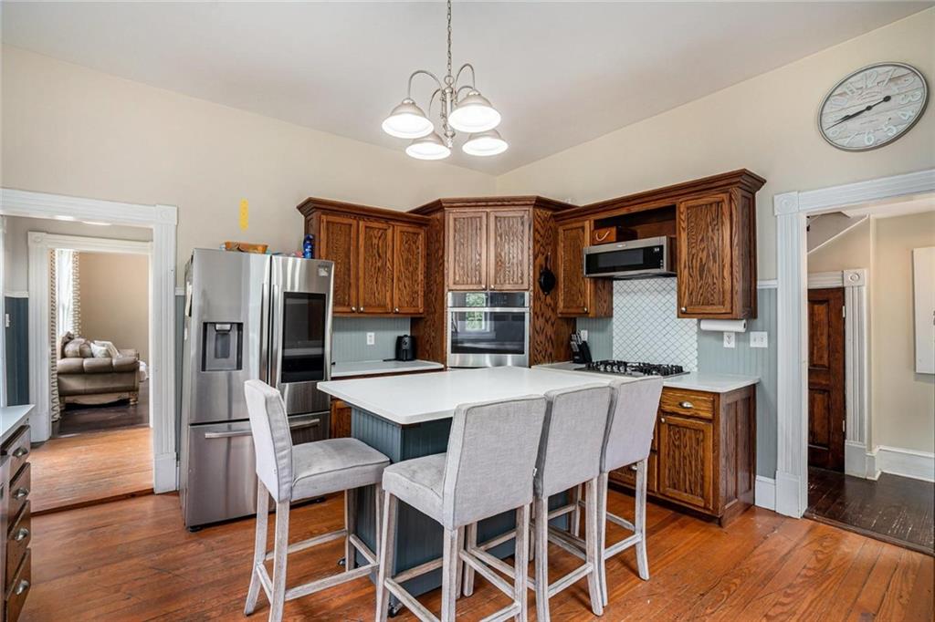 35 Old Mill Road Cedartown, GA 30125 - Photo 12 of 30 a view of a dining room with furniture and wooden floor