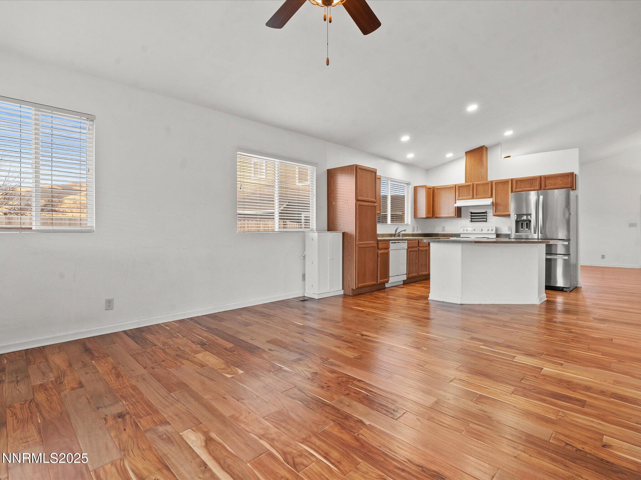 7260 Winterhill Court Reno, NV 89523 - Photo 11 of 39 a view of kitchen with wooden floor and window