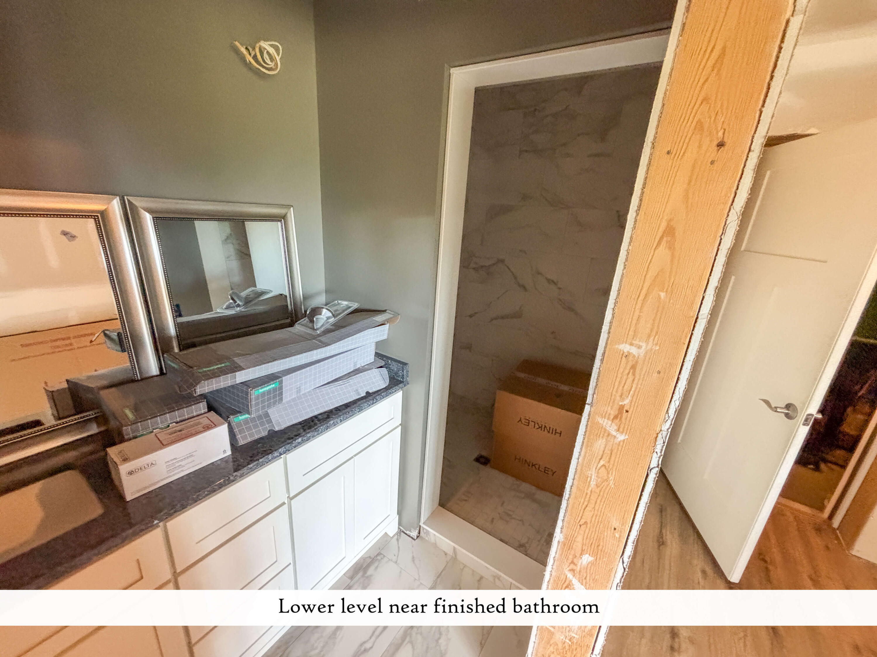 195 Ficketts Point Road Milbridge, ME 04658 - Photo 119 of 142 Lower Level Near Finished Bathroom, labe