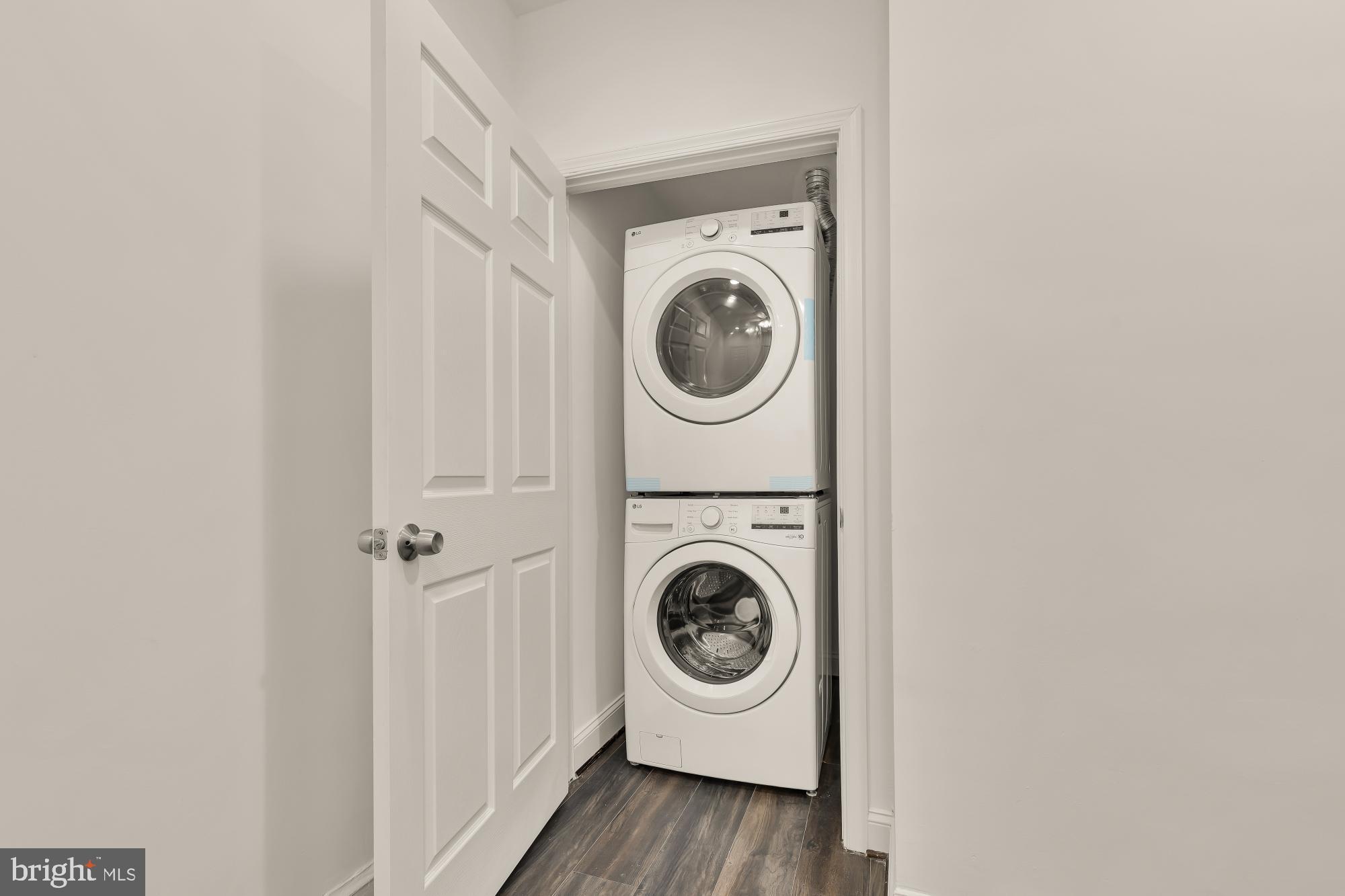 1113 Penn Street Northeast, Unit 4 Washington, DC 20002 - Photo 16 of 22 Efficient laundry nook in modern design.