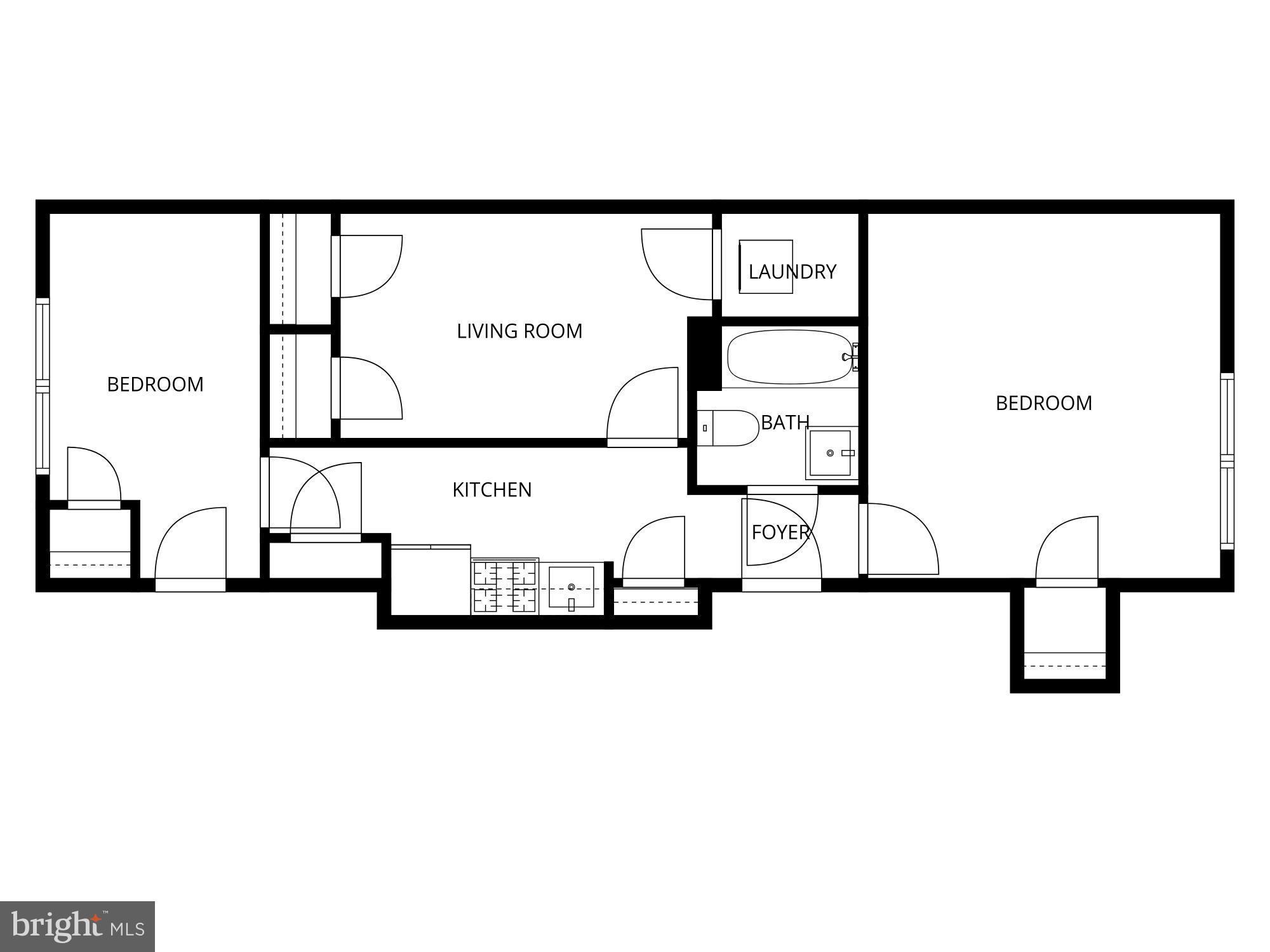 1113 Penn Street Northeast, Unit 4 Washington, DC 20002 - Photo 22 of 22 Spacious layout with three bedrooms and laundry.