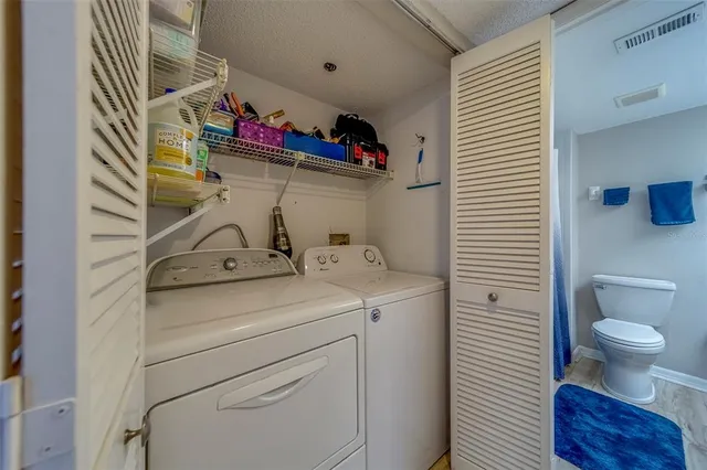 a view of storage and utility room