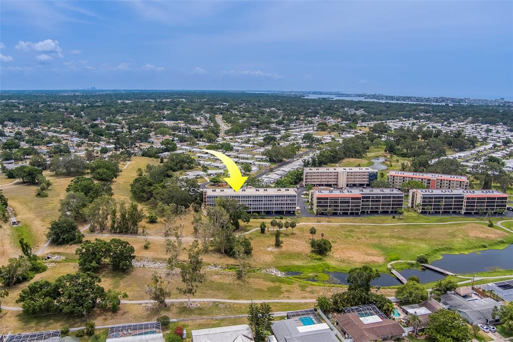 9510 Harbor Greens Way, Unit 407 Seminole, FL 33776 - Photo 40 of 41 a view of a city with lawn chairs