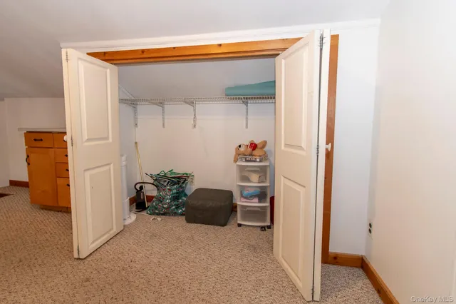 a view of closet area