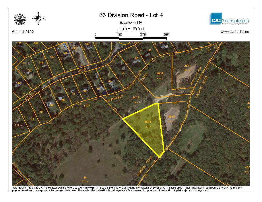 63 Division Road Edgartown, MA 02539 - Photo 2 of 3 a picture of street view