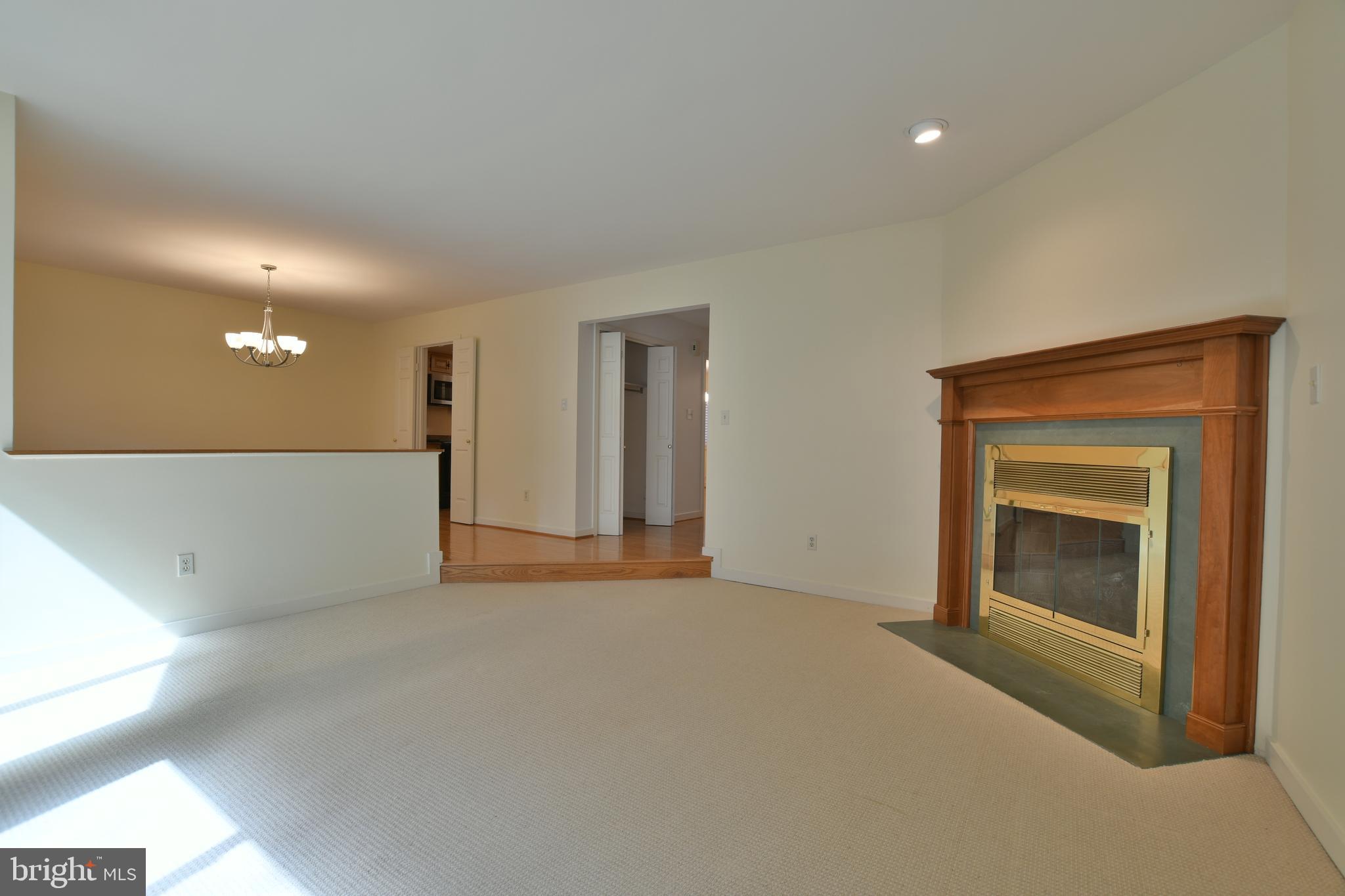 11615 Clubhouse Court Reston, VA 20190 - Photo 10 of 39 Living room with a fireplace