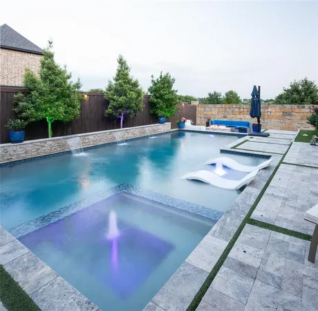 swimming pool view with a outdoor space