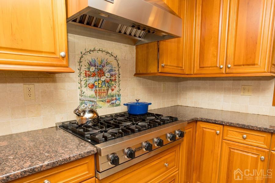 17 Ridgewood Avenue Monroe Township, NJ 08831 - Photo 5 of 16 a kitchen with a stove and a white cabinet