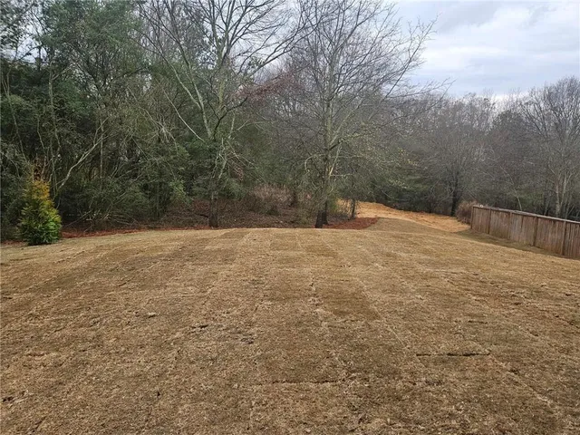 a view of outdoor space with trees