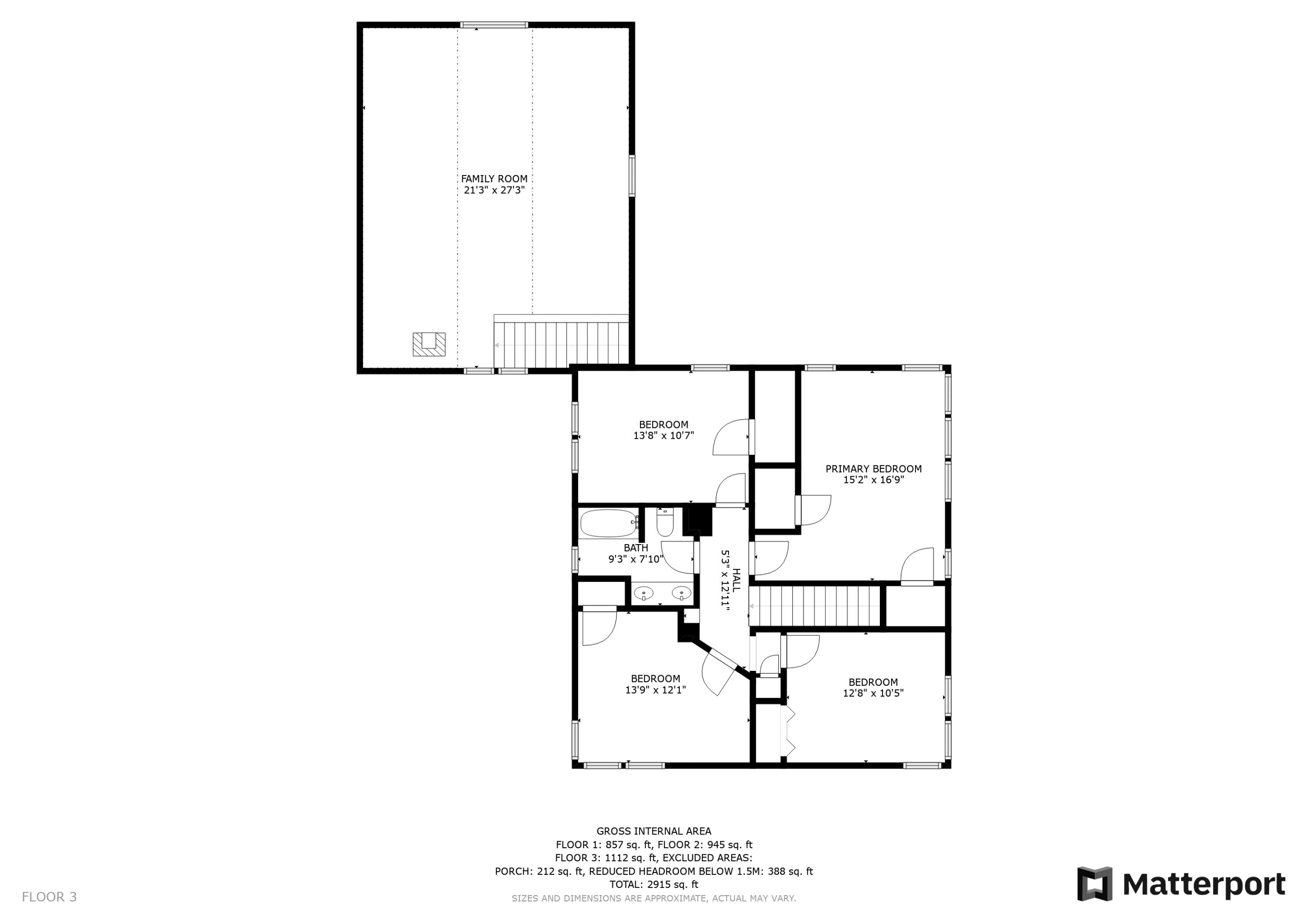 60 Blueberry Hill Road Hope, ME 04847 - Photo 59 of 60 60 Blueberry Hill Floor Plan Second Floo