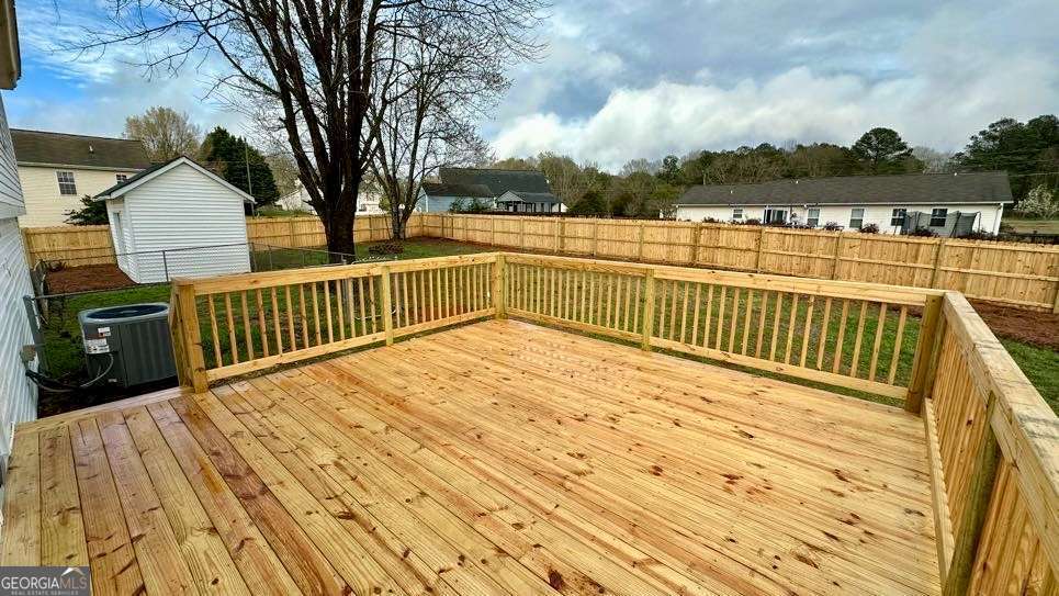 2095 4 Notch Road Carrollton, GA 30116 - Photo 46 of 53 a view of balcony with wooden floor and fence