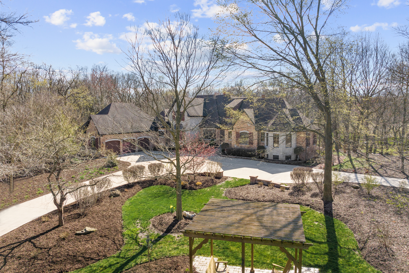 4965 Cemetery Road Morris, IL 60450 - Photo 11 of 82 a wooden bench sitting in front of a house