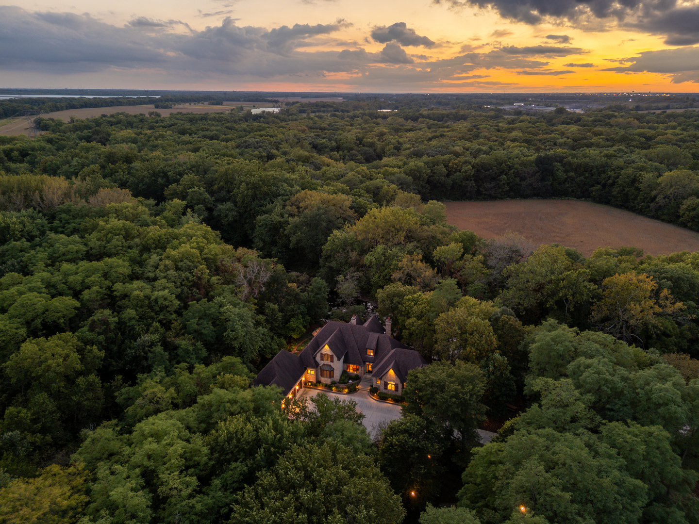 4965 Cemetery Road Morris, IL 60450 - Photo 2 of 82 an aerial view of residential houses with outdoor space and trees