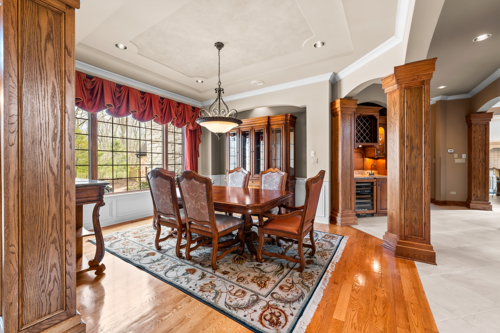 4965 Cemetery Road Morris, IL 60450 - Photo 39 of 82 a view of a dining room with furniture window and wooden floor