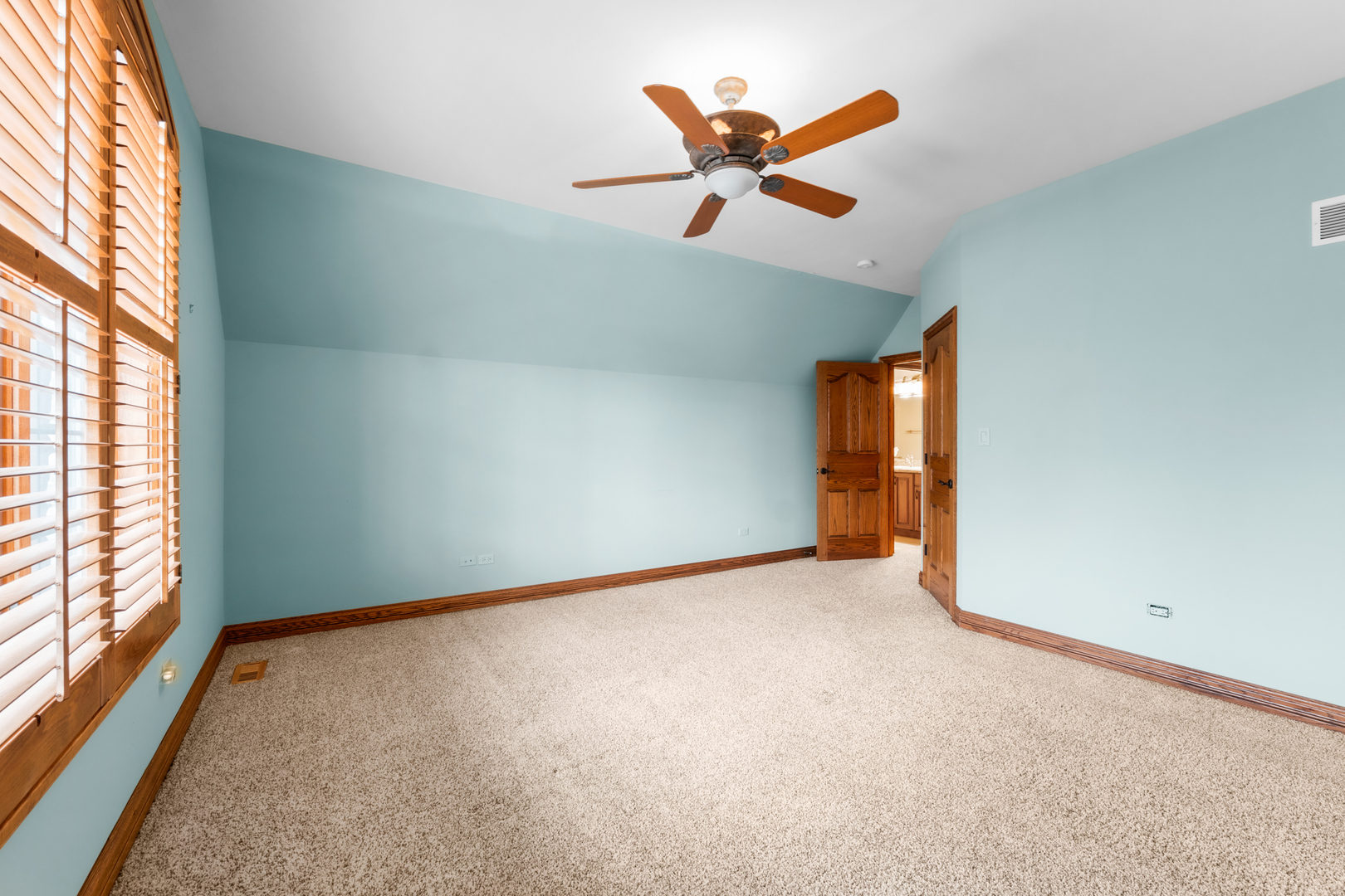 4965 Cemetery Road Morris, IL 60450 - Photo 65 of 82 an empty room with a window and ceiling fan