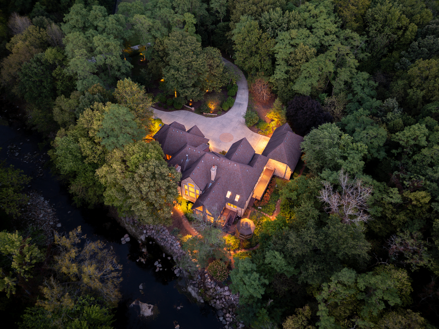 4965 Cemetery Road Morris, IL 60450 - Photo 8 of 82 an aerial view of house with yard swimming pool and outdoor seating