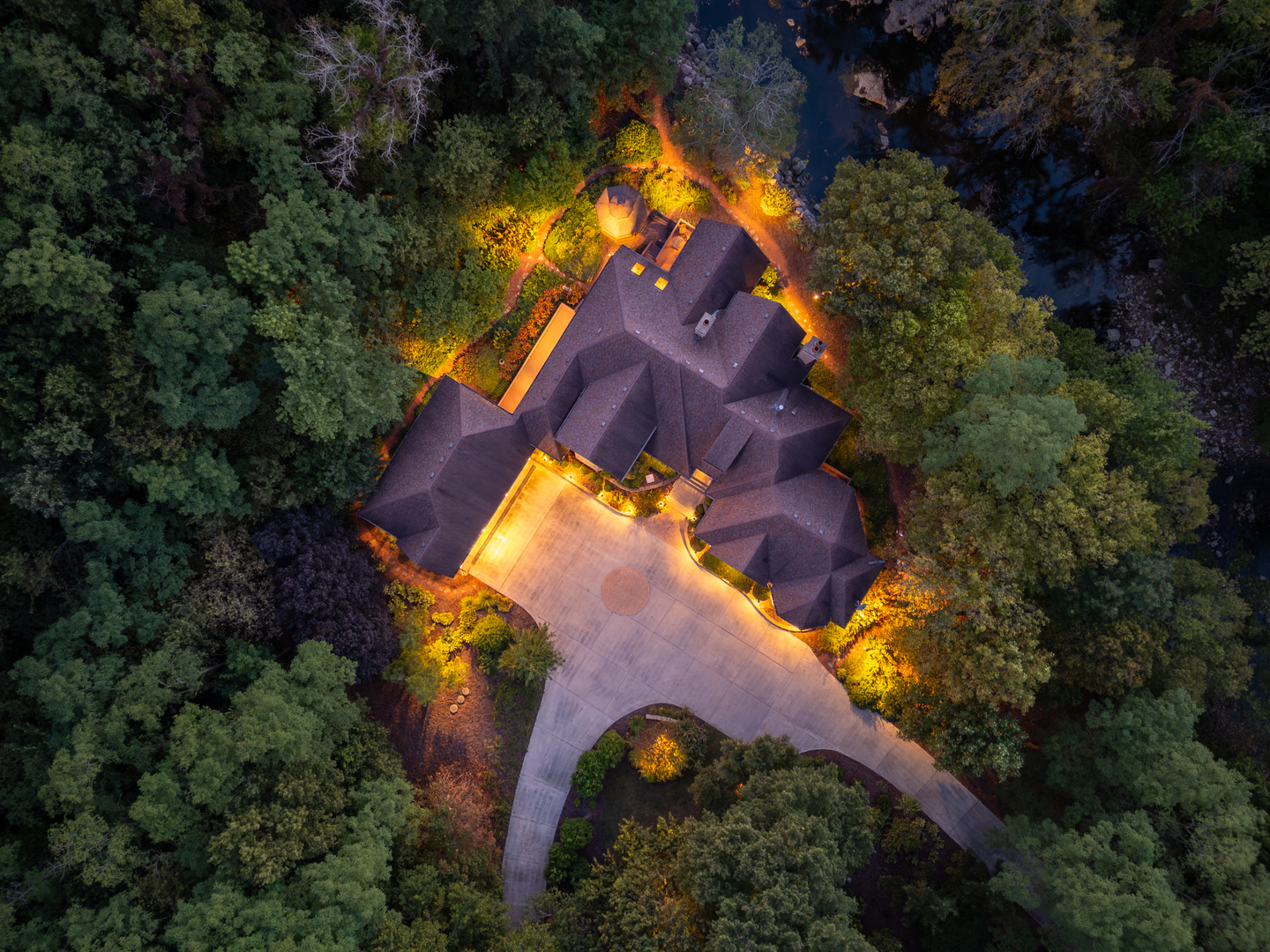 4965 Cemetery Road Morris, IL 60450 - Photo 9 of 82 an aerial view of a house with a yard and swimming pool