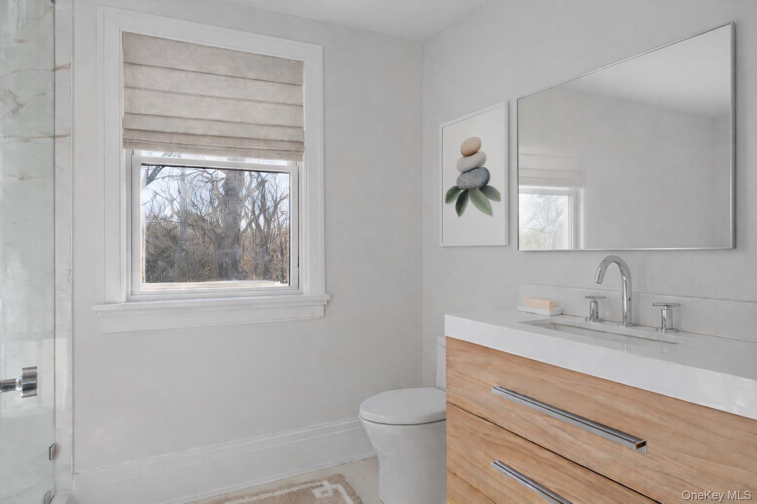 2590 Cox Neck Road Mattituck, NY 11952 - Photo 35 of 50 Modern luxury full bathroom with timeless craftsmanship and serene design