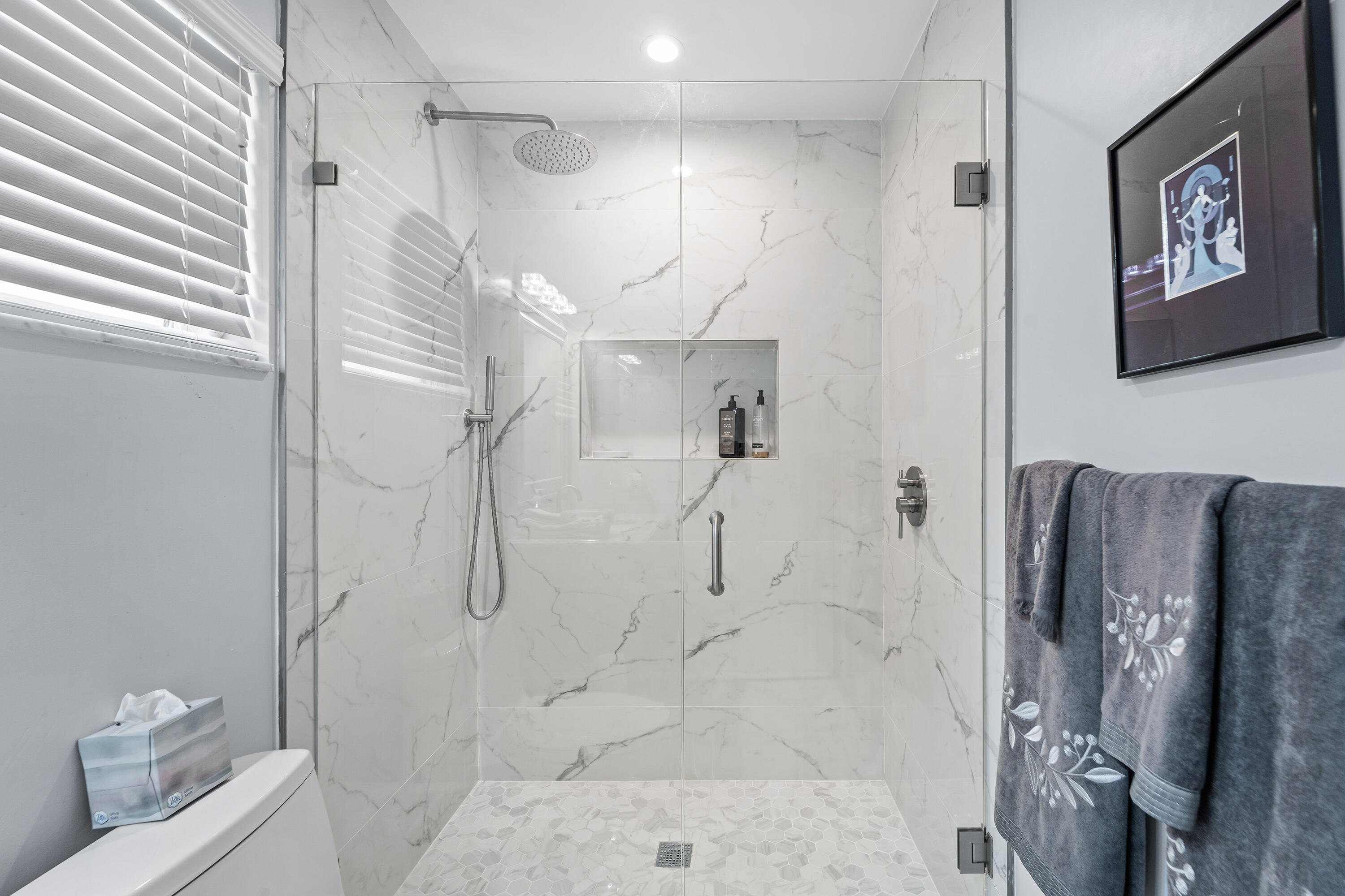 6339 Mill Pointe Circle Delray Beach, FL 33484 - Photo 36 of 61 a bathroom with a shower