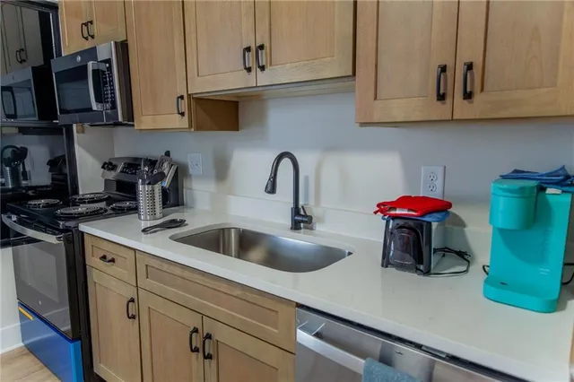 a room with furniture and a window