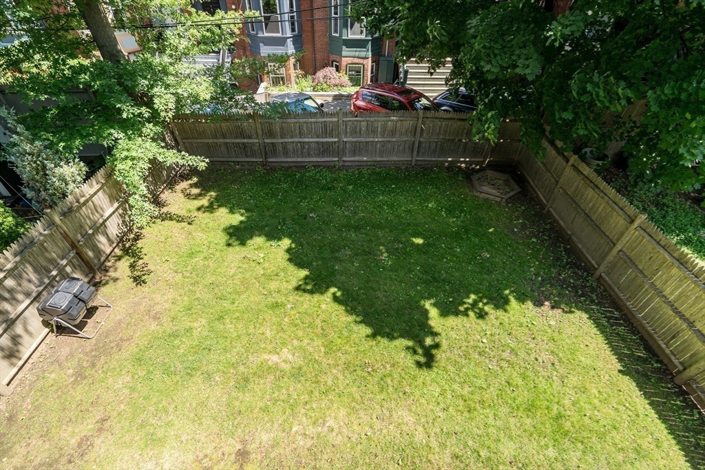 2 Percy Place Cambridge, MA 02139 - Photo 20 of 37 a view of a backyard of the house