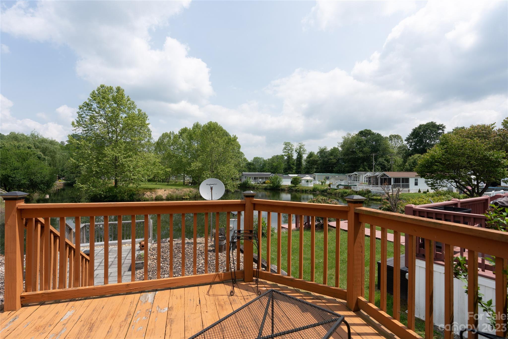 230 Pike Point Waynesville, NC 28785 - Photo 25 of 30 a view of a wooden roof deck
