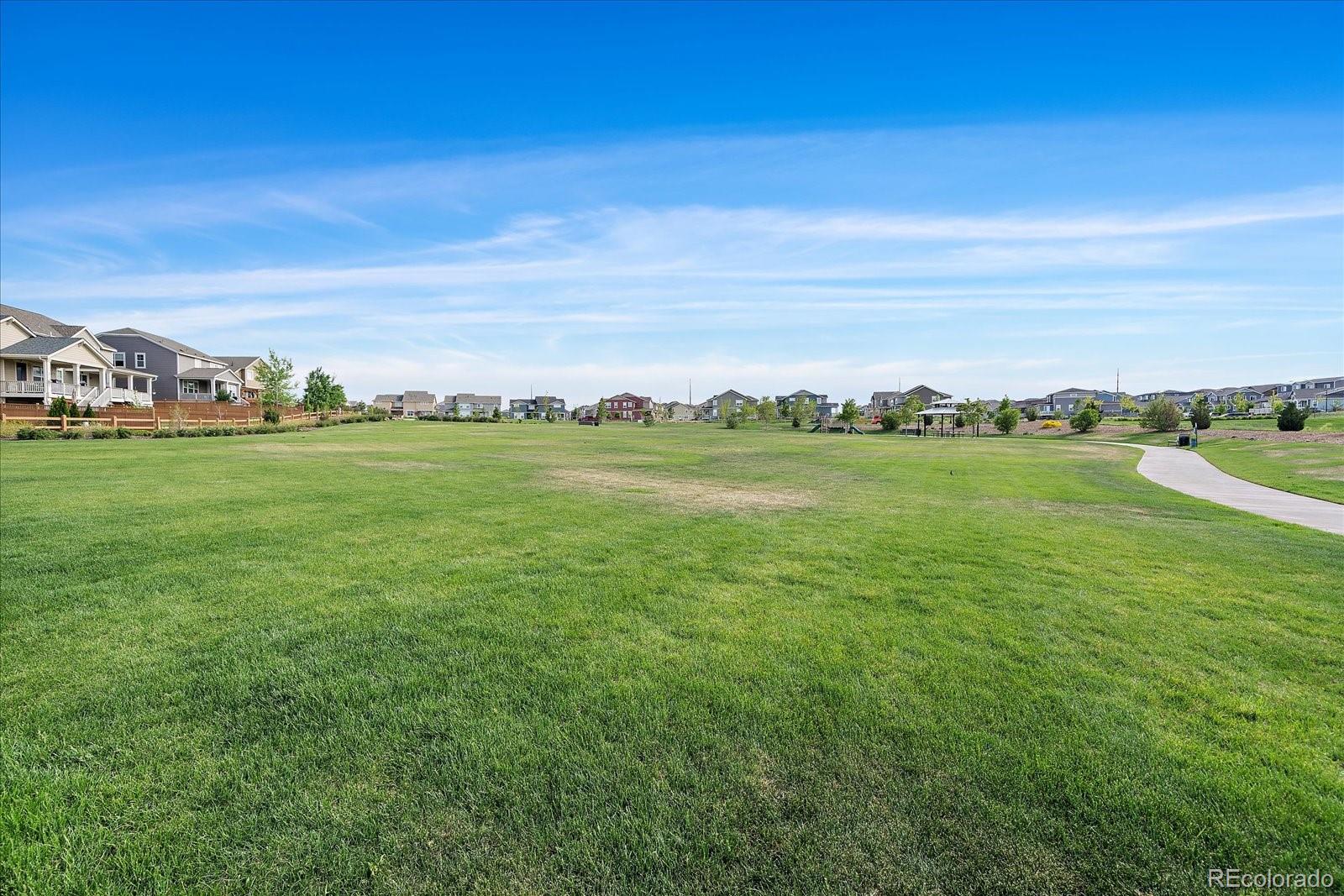16062 Red Bud Loop Parker, CO 80134 - Photo 35 of 36 a view of a field with an ocean view