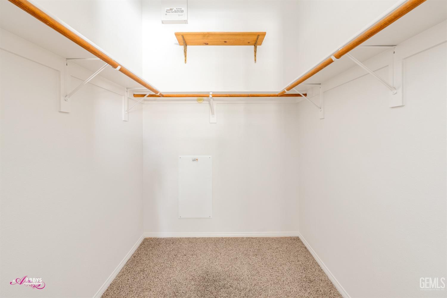 Undisclosed Address Bakersfield, CA 93306 - Photo 20 of 49 a view of small space with racks on the wall