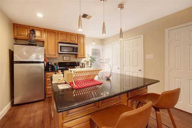 a outdoor space with furniture