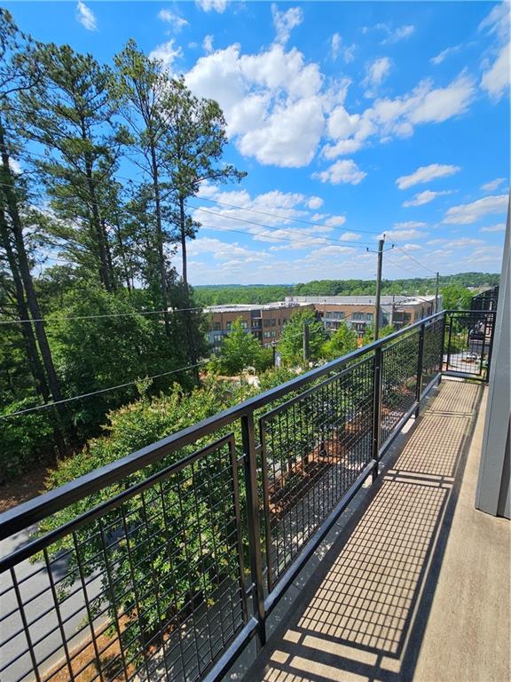 1294 Longreen Terrace Northwest, Unit 2 Atlanta, GA 30318 - Photo 12 of 25 a view of city from a balcony