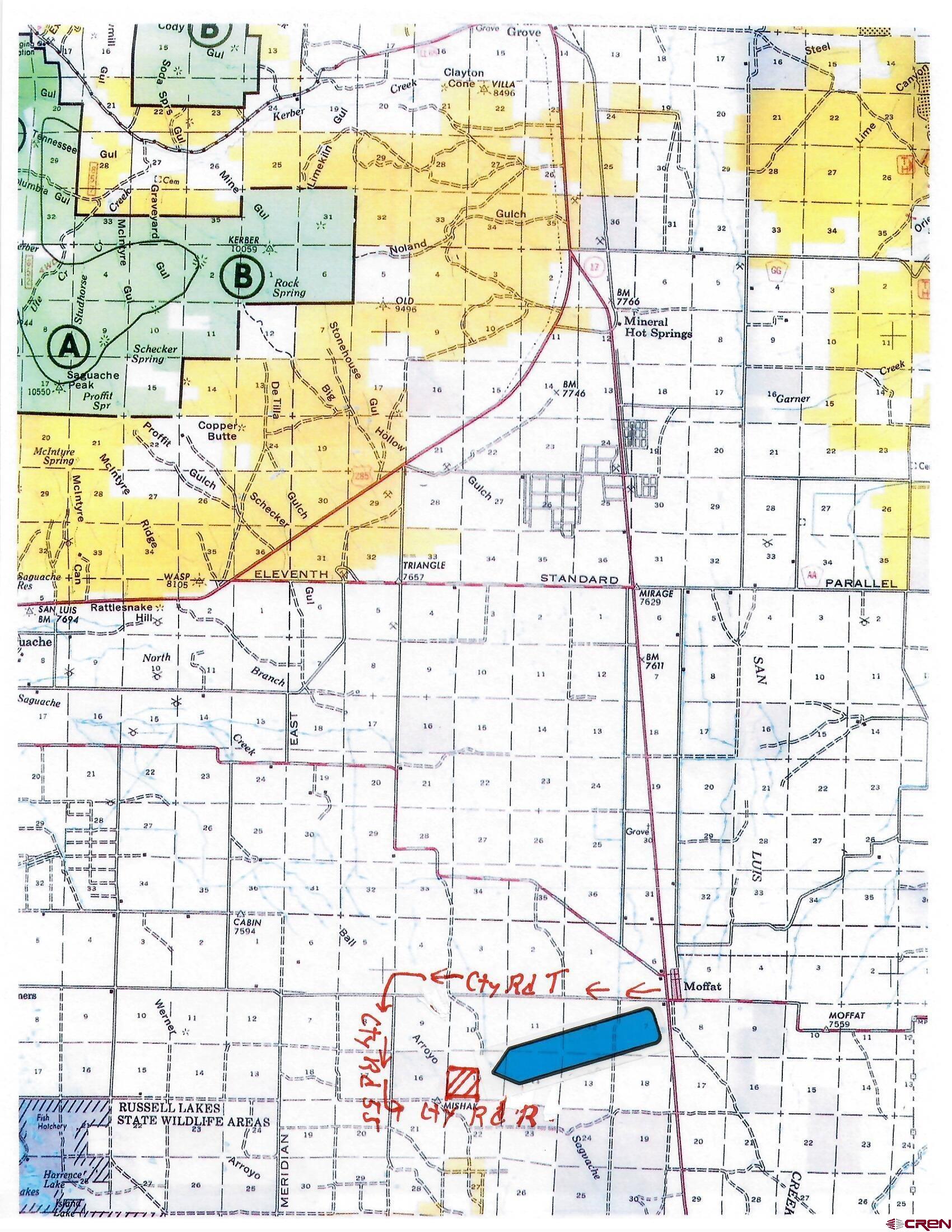 56063 County Road Saguache, CO 81149 - Photo 18 of 21 a bathroom with a shower curtain