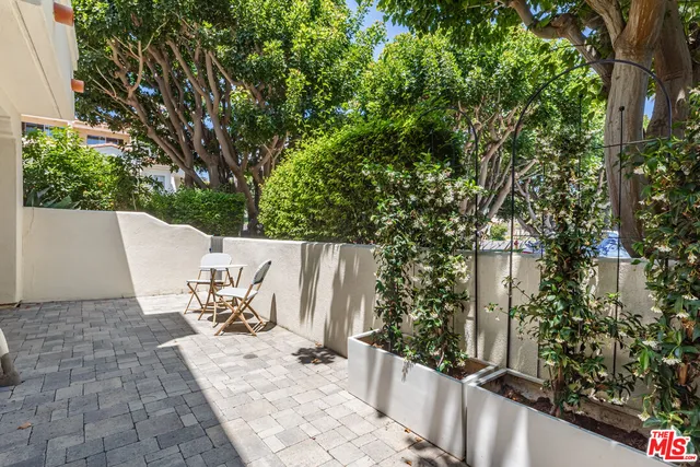 a view of an outdoor sitting area